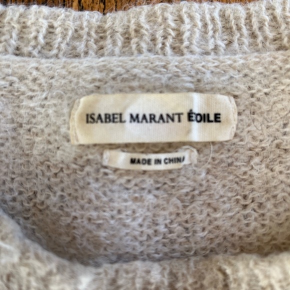Isabel Marant Étoile Cream cropped sweater size 36 - Picture 2 of 2